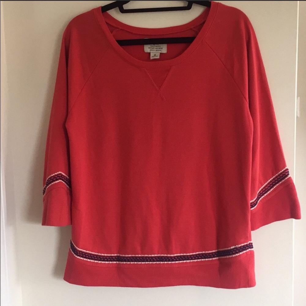 Lucky Brand || Lucky Lotus 3/4 Sleeve Sweatshirt